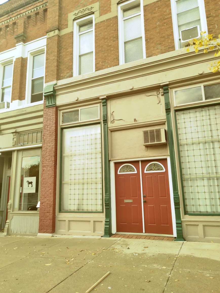 Exterior painting store front