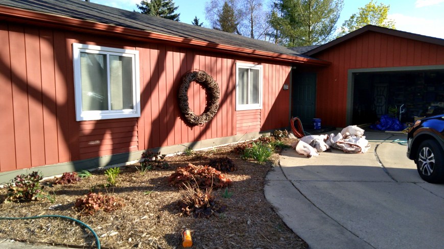 Exterior Painting Lansing in progress